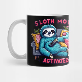 Chill Sloth Mode Activated - Cozy Relaxation Tee Mug